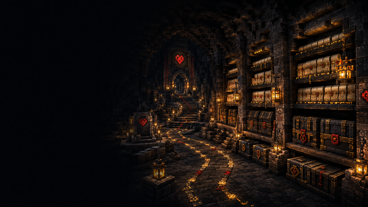 Hardcore History Archives illustrated Minecraft scene
